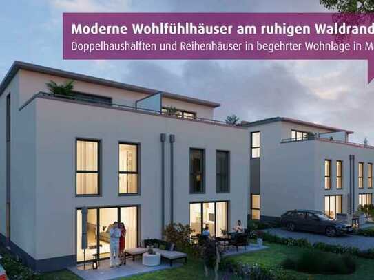 Erstbezug Neubau: Exklusive Doppelhaushälfte am Wald in Maintal
