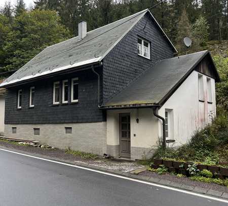 Gemütliches Wochenendhaus am Rennsteig