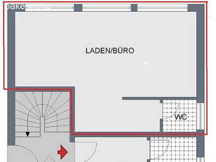 Kaufen statt Mieten: Neuwertige Gewerbefläche (Laden o. Büro) in 1a-Gewerbelage