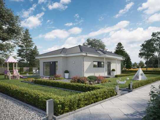 Bungalow mit 82 qm - klein, fein und genau richtig für deinen Start ins Eigenheim, inkl. Bauvollkask