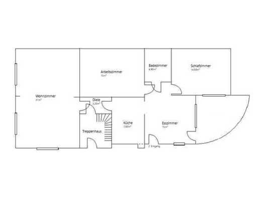 Gepflegte 4-Raum-Wohnung mit Südterrasse in ruhiger Lage