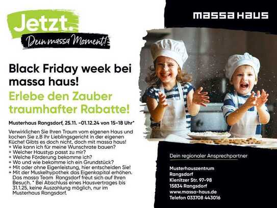 BLACKWEEK BEI MASSAHAUS VOM 25.11.-01.12.2024 in Rangsdorf! 15 - 18 Uhr 0179 1149244