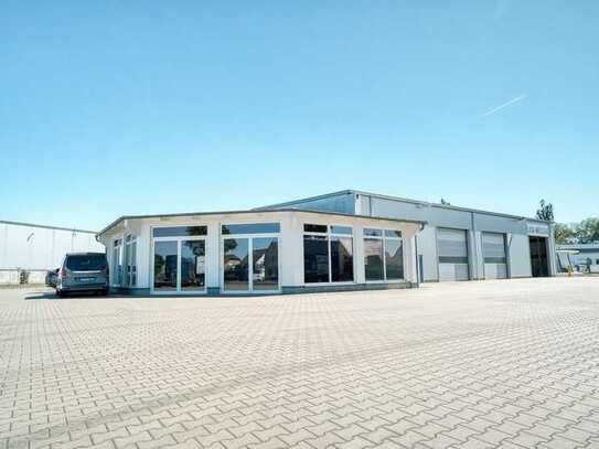 Gewerbegrundstück mit Bestand mit bis zu 30.000 m² BGF bebaubar.