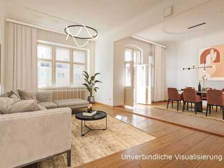 *Neuer Preis* - Helle 4 Zi.-Altbauwohnung nahe Altstadt Spandau - Balkon, Stuck, Dielen, hohe Räume