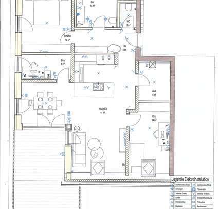 Erstbezug mit Balkon und EBK: Exklusive 4,5-Raum-Penthouse-Wohnung mit geh. Innenausstattung