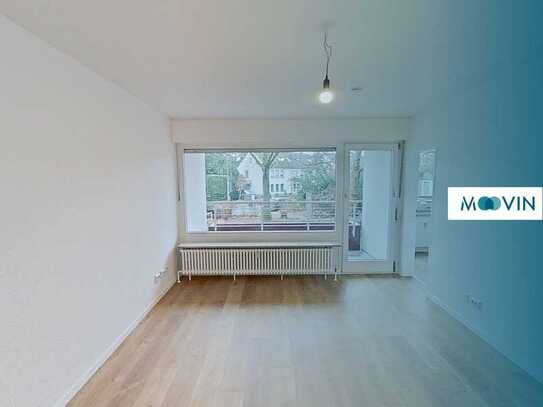 Schön geschnittene 1-Zimmer-Wohnung mit Balkon