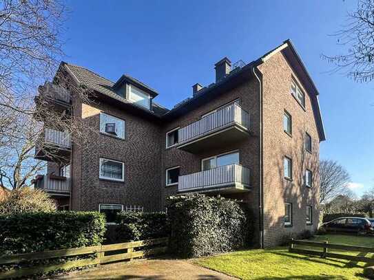 Bargteheide-Zentrum: Ruhige und gepflegte 3-Zimmer-Wohnung mit Balkon & PKW-Stellplatz