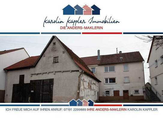 Abrisshaus mit Grundstücken und Anbauten I Karolin Kappler Immobilien
