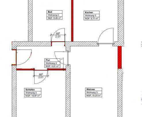 Seniorengerechte 2-Zimmer-EG-Wohnung mit vielen Extras in Cavertitz - Erstbezug nach Sanierung