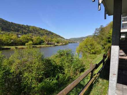 Sonnige Wohnung mit Terrasse direkt am Neckarufer