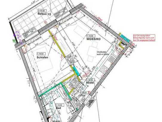 Nachmieter/in für eine neuwertige, gehobene 2-Zimmer-Wohnung Baujahr 2023 gesucht