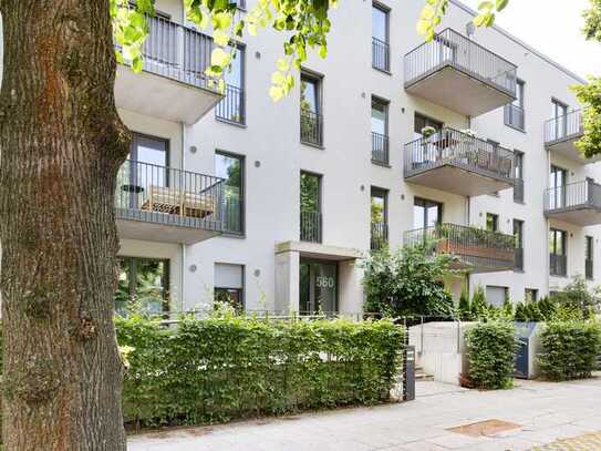 Zauberhafte 2-Zimmer-Wohnung mit Blick ins Grüne. Energieeffizient und modern.