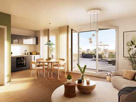 Ideal zur Kapitalanlage: 1-Zimmer-Wohnung im EG mit Terrasse