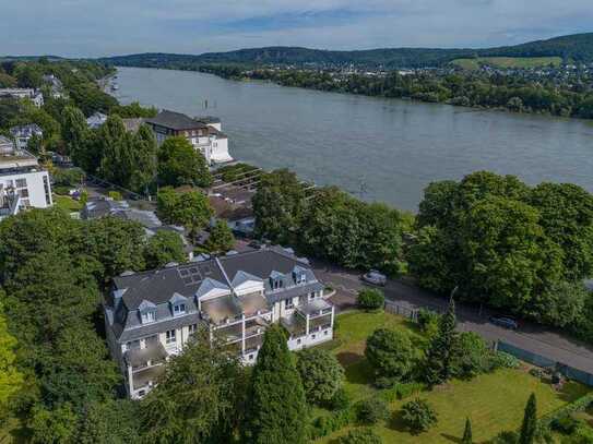 Rhein Entrée - attraktive 3 Zimmerwohnung in unmittelbarer Rheinnähe mit großem Sonnenbalkon