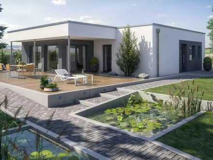 STILVOLLER FLACHDACH-BUNGALOW MIT TRAUMBLICK