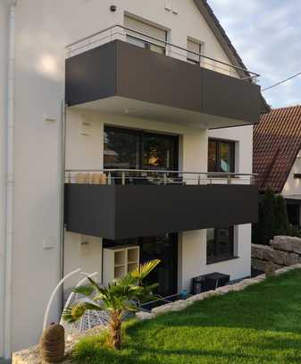 Exklusive 3 1/2-Zimmer-Penthouse-Wohnung mit 2 Dachterrassen und Balkon in Nürtingen-Neckarhausen