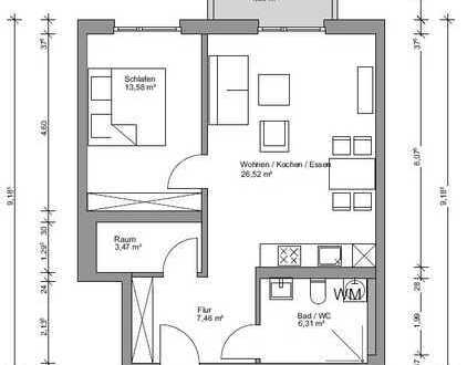 Tolle Wohnung mit EBK und Balkon