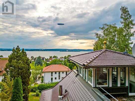 Bezugsfreie Traumvilla in Unteruhldingen mit Seesicht und Büroräumlichkeiten in idyllischer Ruhe!