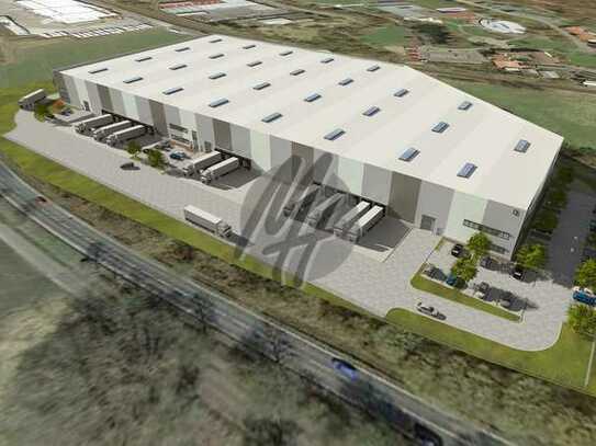 KEINE PROVISION ✓ NEUBAU ✓ Lager-/Logistikflächen (5.000 m²) & variabel Büro-/Mezzanineflächen
