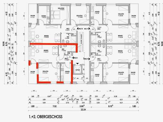 Neuwertige barrierefrei ETW im KFW 55 Haus mit Aufzug, Garage und Balkon!!!