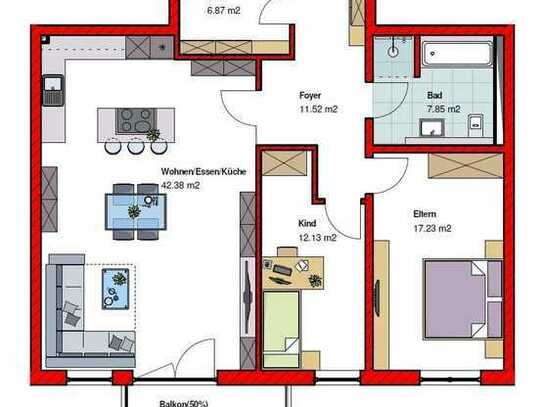 Neubau-Eigentumswohnungen in ruhiger Lage von Meckesheim, Nähe S-Bahn