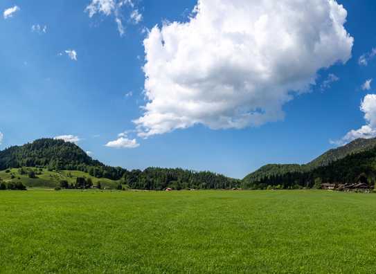 EIN ALTERS-RUHESITZ IM CHIEMGAU mit PANORAMA BERGBLICK