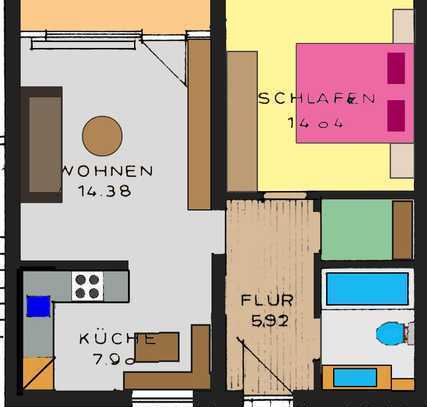 2 Zimmerwohnung tolle Ausstattung mit super schöner Alpensicht