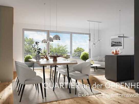 Exklusive 2-Zimmerwohnung mit Sonnenterrasse und Privatgarten im QUARTIER an der OPPENHEIMER!