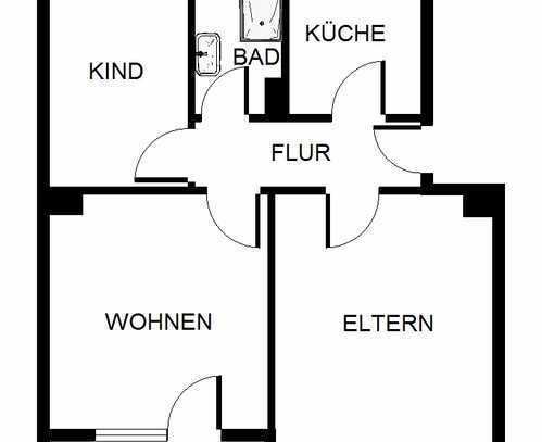 Demnächst frei! 3-Zimmer-Wohnung in Gelsenkirchen Scholven