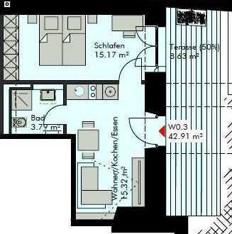 ***attraktives Apartement mit gr. Terrasse /Kapitalanlage - Denkmalimmobilie - Steuervorteil***