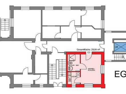 Ruhige, neuwertige 1-Zimmer-EG-Wohnung mit gehobener Innenausstattung in Naumburg