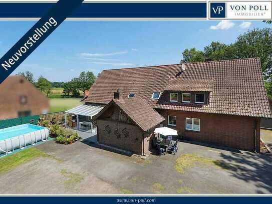 Bauernhaus mit 3 Wohneinheiten und Pool in naturnaher Lage von Dorsten