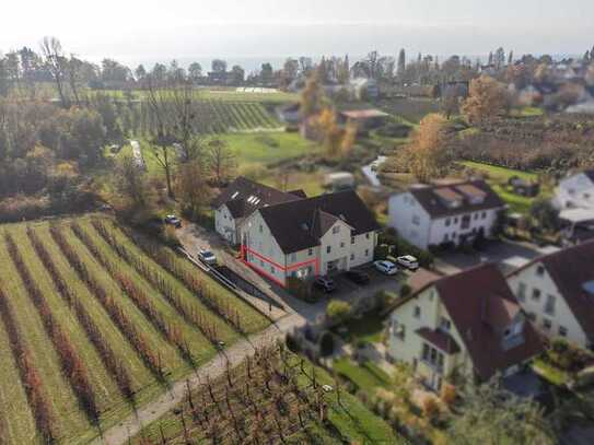 Freundliche, vermietete 3 Zimmer Wohnung in begehrter Lage in Wasserburg am Bodensee