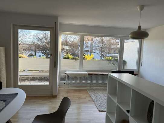 Sonnige, möblierte 1 1/2 Zimmer Wohnung mit Südbalkon in modernem Charme in Leinfelden