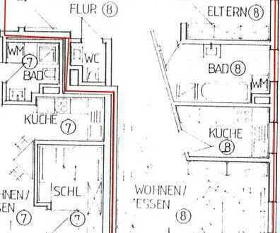 Sanierte 4-Raum-Wohnung mit Balkon und Einbauküche in Ravensburg