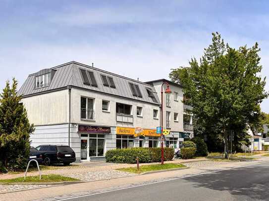 2 Gewerbe : Kosmetikstudio und Bäckerei mit Aussenstellplätzen und separatem Tiefgaragenstellplatz