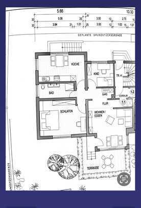 Exklusive 3-Raum-Hochparterre-Wohnung mit gehobener Innenausstattung mit Balkon und EBK in Aichtal