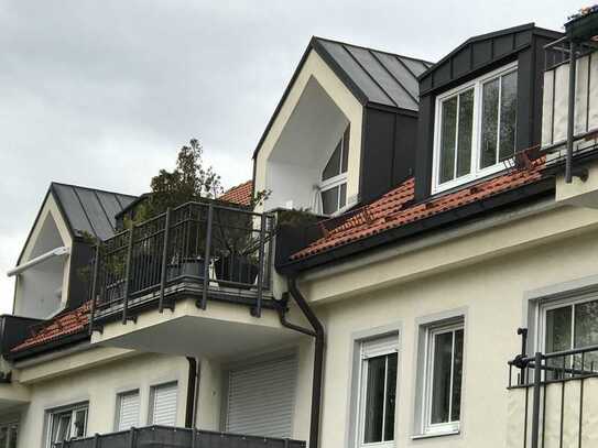 Bestlage München Waldtrudering: voll möblierte 2 Zimmer Dachterrassen Wohnung (Windhuker Str. 20)