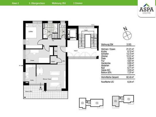 Schöne 3 Zimmer Wohnung in ruhiger Lage