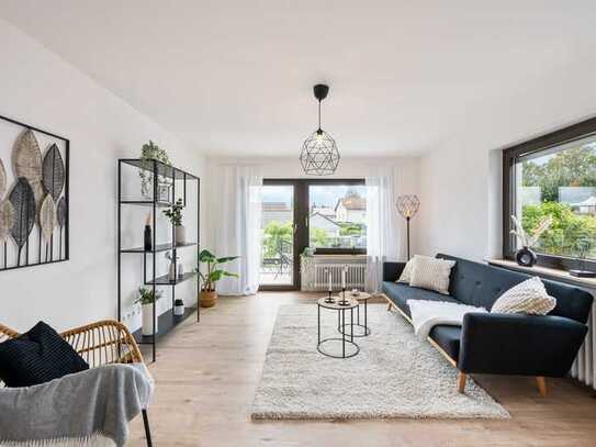 4-Zimmer-Wohnung mit Balkon, Garage und Garten!