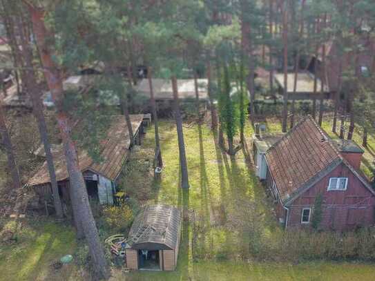 Zuhause schaffen: Idyllisches Baugrundstück mit Abrissobjekt in Fichtenwalde