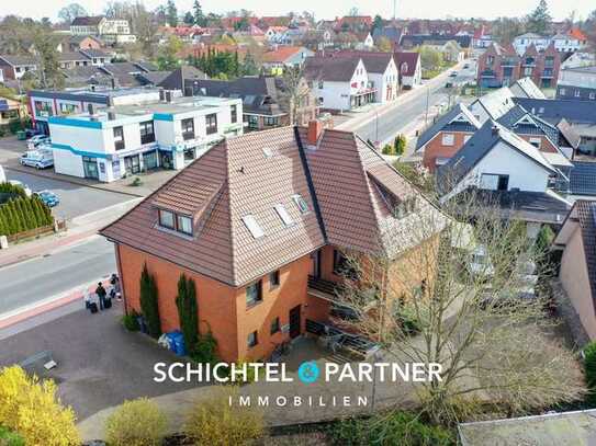 Verden - Achim | Großzügiges Mehrfamilienhaus mit zwei Gewerbeeinheiten, Keller und Stellplätzen