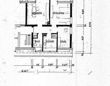 Dachgeschosswohnung mit Garten und Stellplatz!