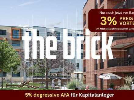 Moderne 4 Zimmer Familienwohnung - the brick - Alter Güterbahnhof Freiburg