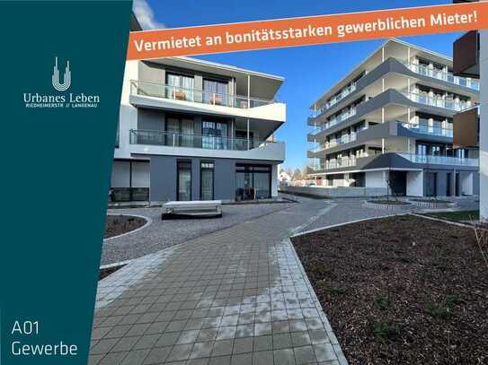 LANGFRISTIG VERMIETETE GEWERBEEINHEIT MIT CA. 4,76 % RENDITE IN LANGENAU