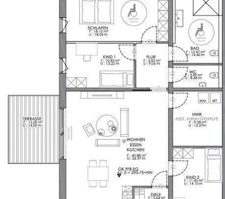 Top moderne 4-Zimmer Neubauwohnung mit Doppelhaushälften-Charakter in Lörrach/Binzen zum 01. 02.25