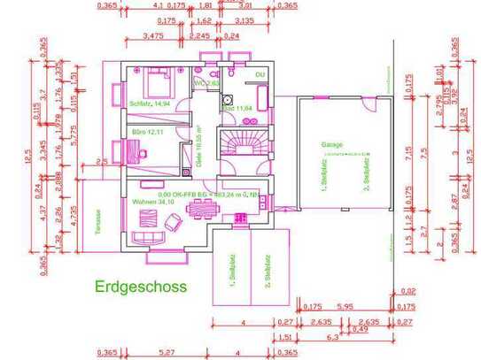 Erdgeschosswohnung mit Terrasse und Garten in Petershausen OT Asbach zu vermieten!