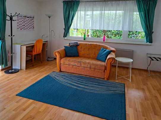 Befristet! Geräumige All Inklusive 1-Zimmer-Wohnung mit Garten & Terrasse in Konstanz