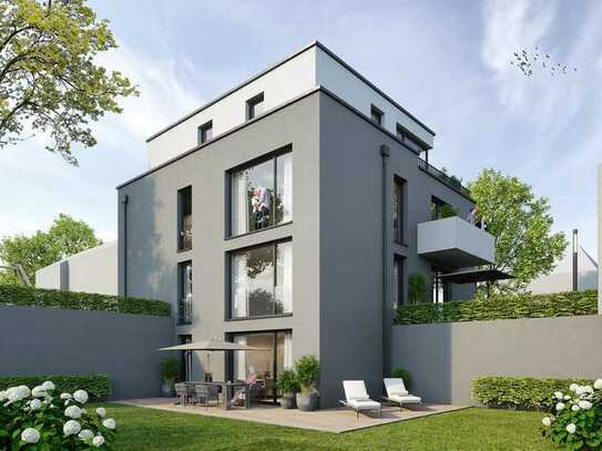 Exklusive EG-ETW in 4-Fam.-Haus im KFW40 QNG Standard mit Wärmepumpe im Bismarckviertel mit Terrasse