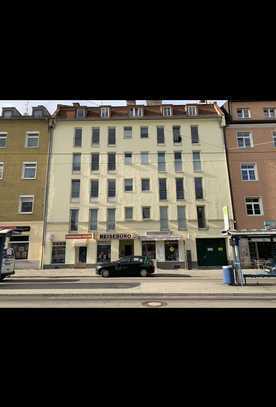 Bestl. Schwabing / Top 2 Zi. Altb. Whg. ca. 60qm, EBK, BLK, hohe Decken, hell, ruhig‘